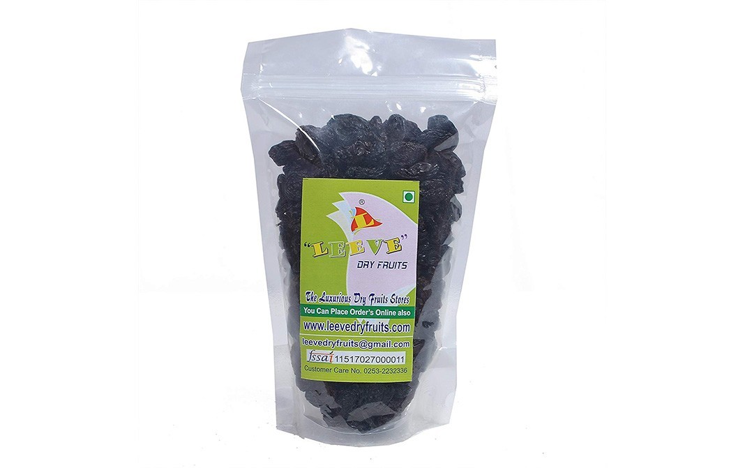 Leeve Dry fruits Nashik Black Raisins    Pack  400 grams